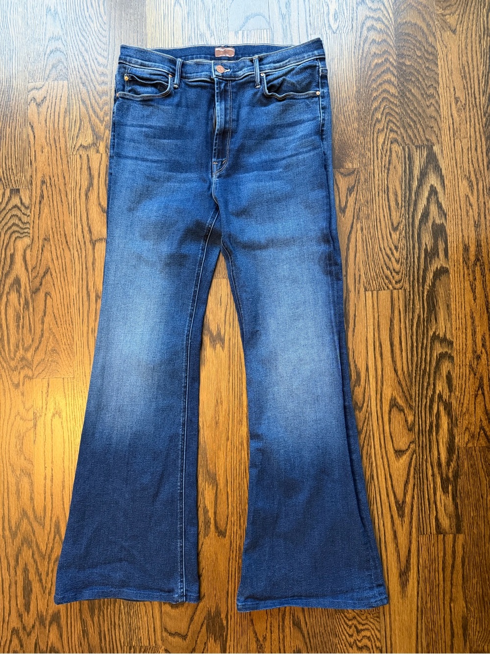 Mother Doozy high rise flare jeans
